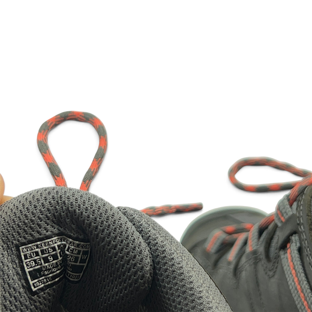KEEN Women's US 9 Targhee II WP Hiking Shoes Black Gray Orange - Picture 7 of 8